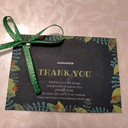 Thank you card